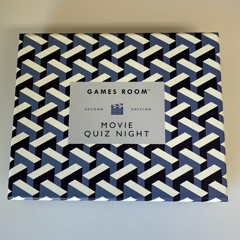 GAMES ROOM Trivia Game MOVIE QUIZ NIGHT second edition Large Box New
